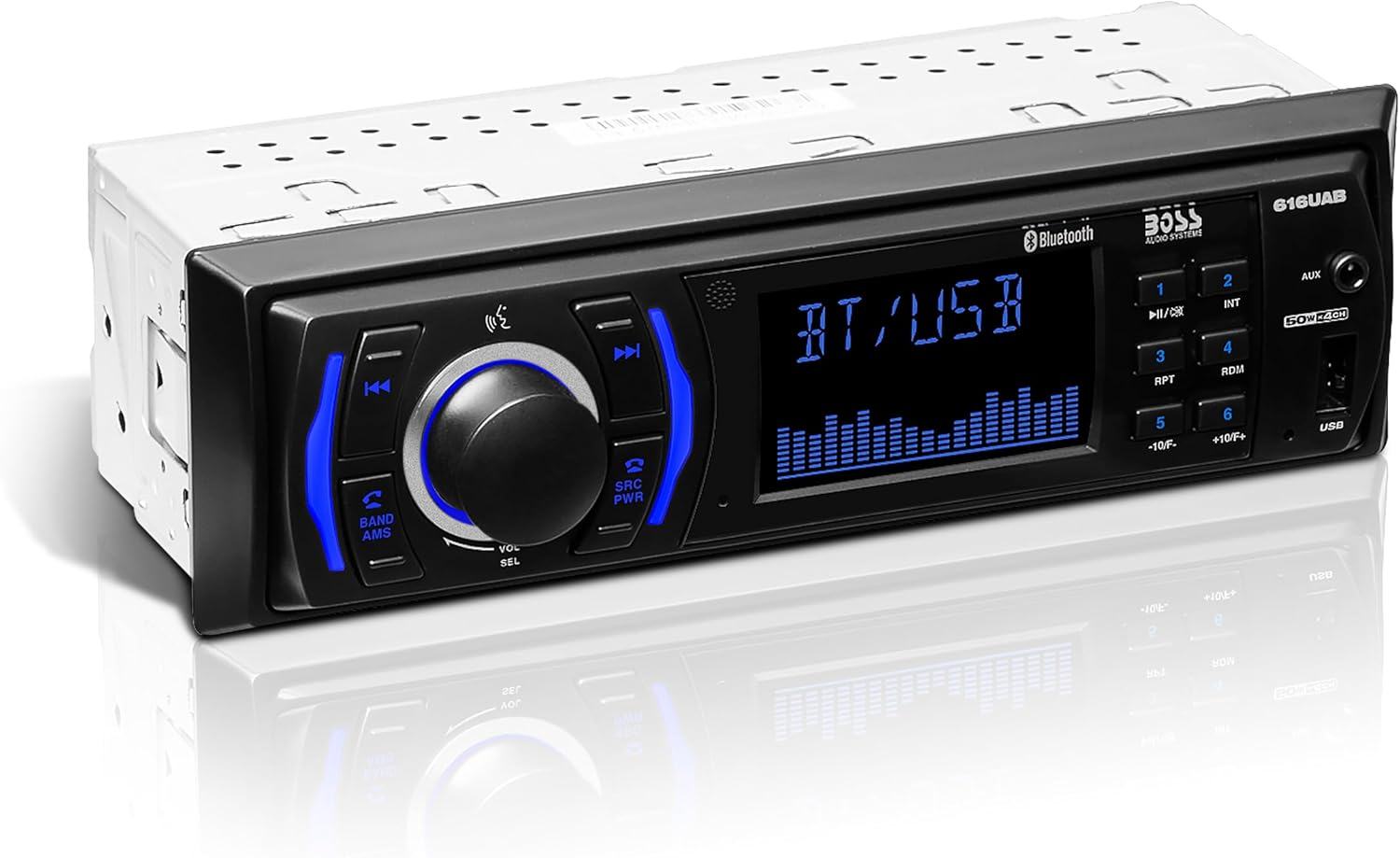 Som automotivo Bluetooth 1DIN USB Aux-in MP3 AM/FM!